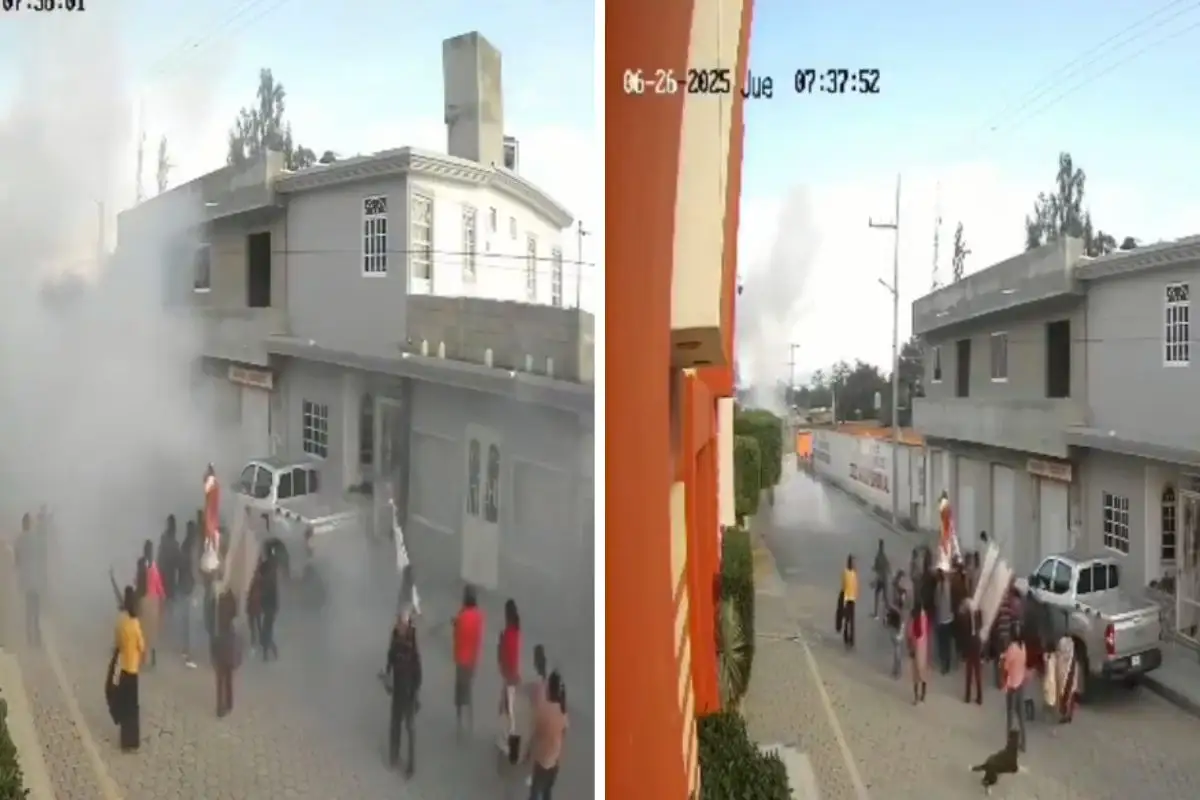 Explosión de pirotecnia en procesión deja al menos un niño herido en Yehualtepec 1 explosión de pirotecnia en Yehualtepec
