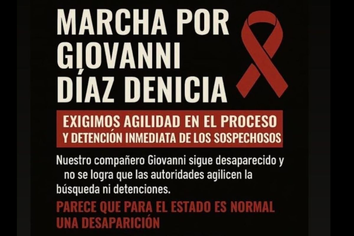 marcha por la desaparicion de giovanni diaz