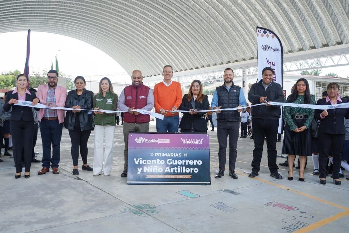 Fortalece Pepe Chedraui infraestructura educativa en la Junta Auxiliar de San Jerónimo Caleras 1 pepe chedraui techado escolar san jerónimo caleras