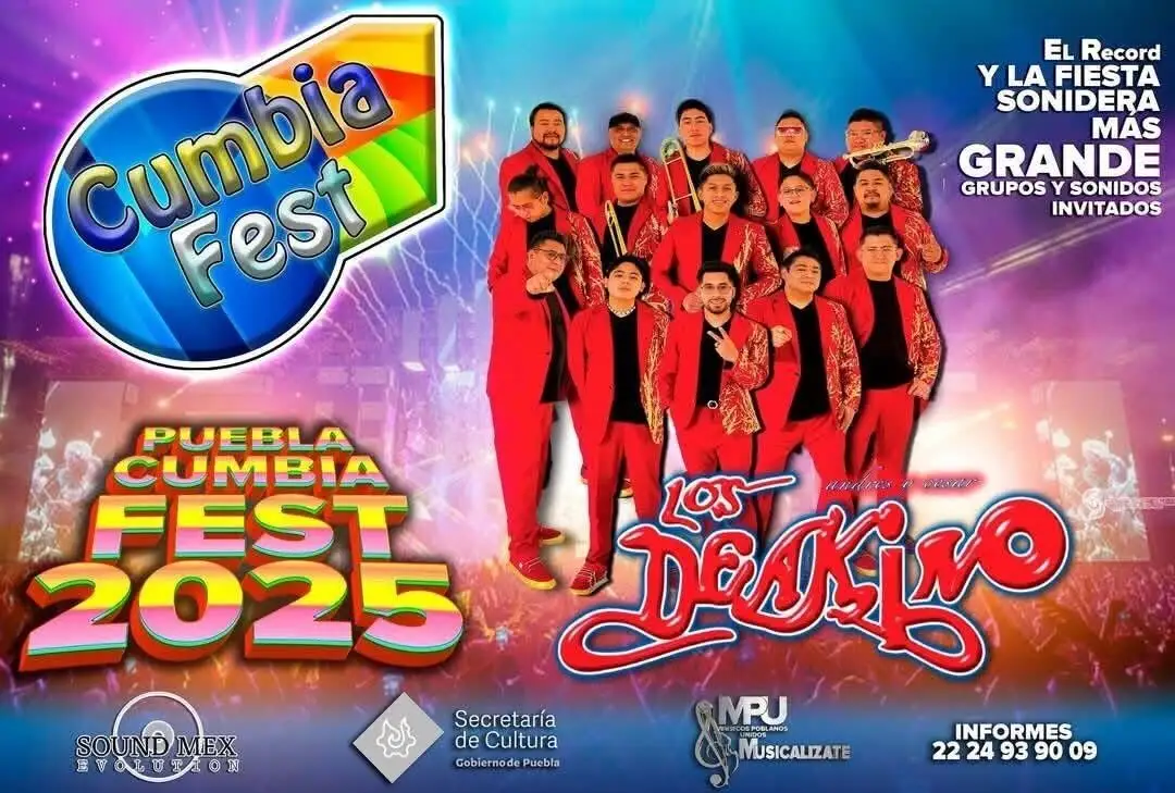 Llega el Puebla Cumbia Fest 2025 totalmente gratis: ¿Lugar, fecha?