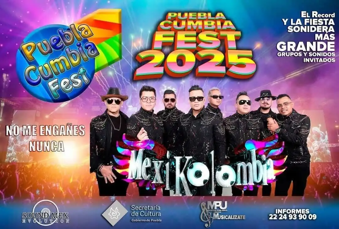 Llega el Puebla Cumbia Fest 2025 totalmente gratis: ¿Lugar, fecha?