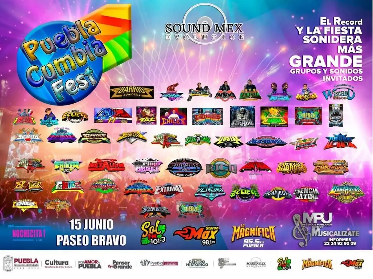 Llega el Puebla Cumbia Fest 2025 totalmente gratis: ¿Lugar, fecha?