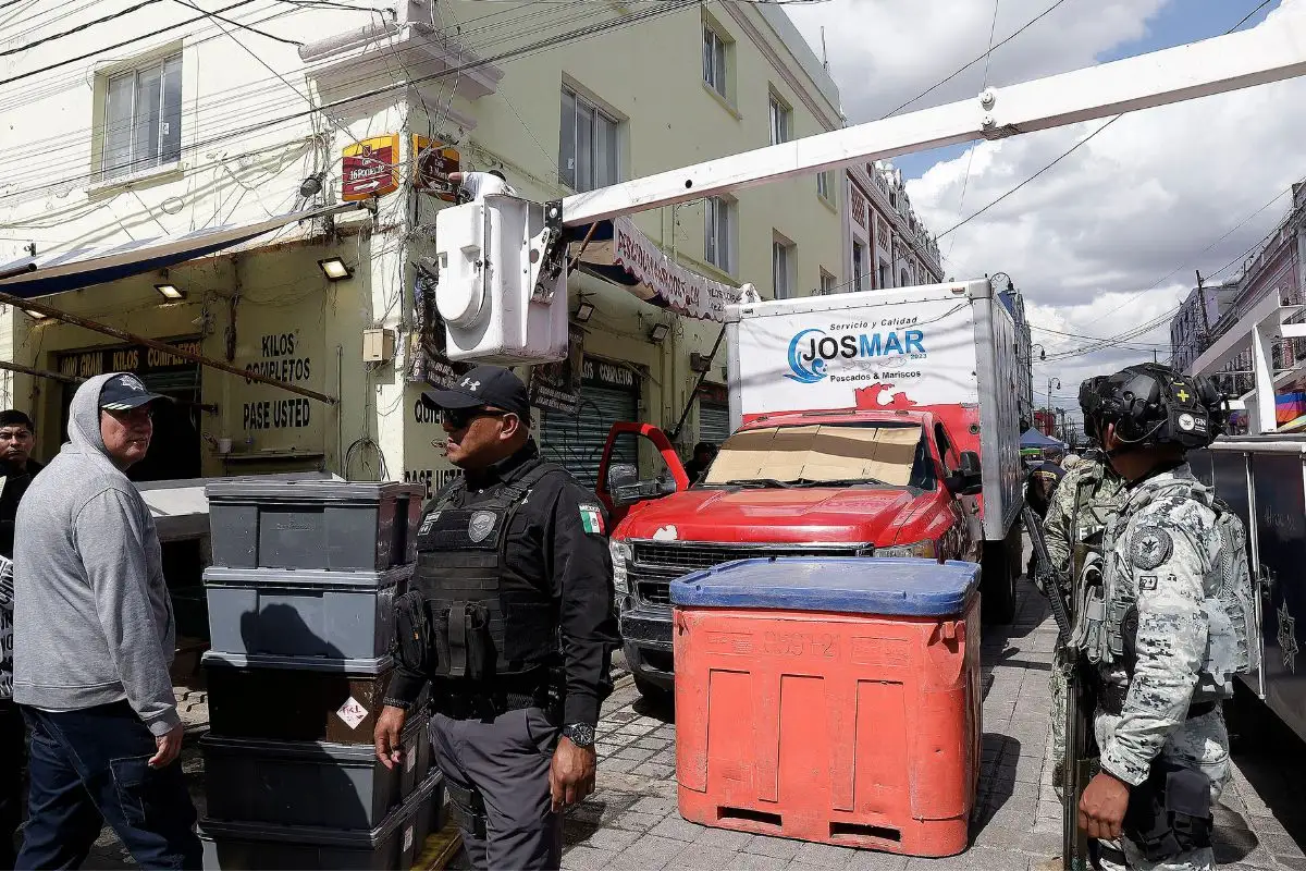 Retiro de cámaras en el Centro Histórico de Puebla desata inconformidad entre comerciantes