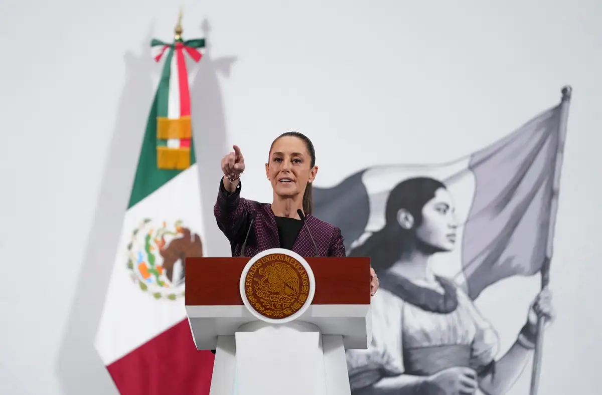 Sheinbaum negó incitar manifestaciones de migrantes 
