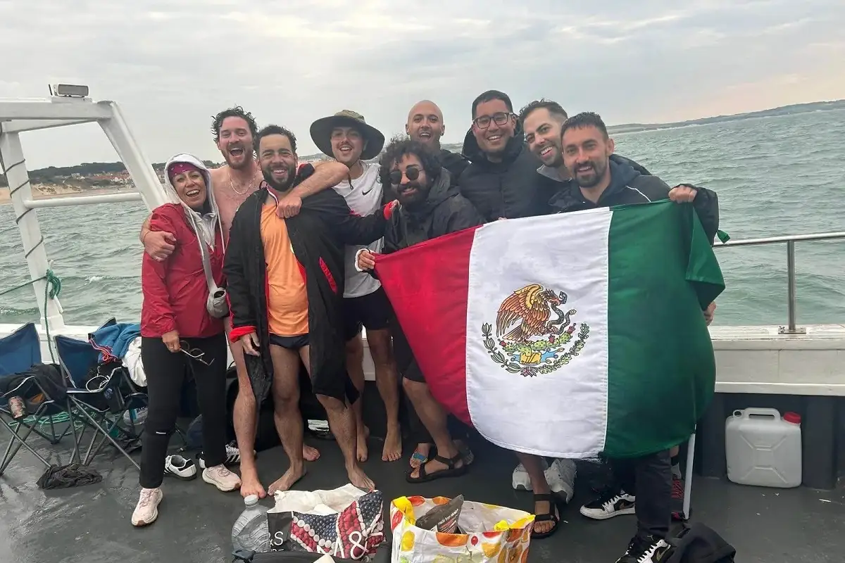 Abraham Jauli cruza el Canal de la Mancha y revive la hazaña que su padre logró hace 28 años