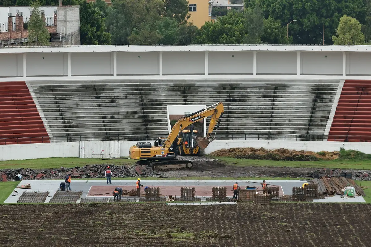 Así se veía el estadio Ignacio Zaragoza recién construido