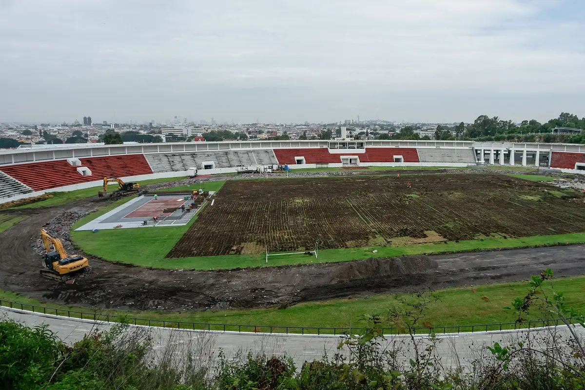 Así se veía el estadio Ignacio Zaragoza recién construido
