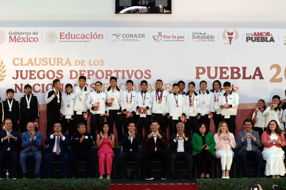 Puebla fue epicentro deportivo con Juegos Escolares Nacionales 6 Clausura de los Juegos Deportivos Nacionales Escolares 7