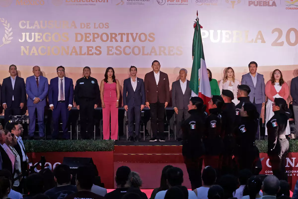 Puebla fue epicentro deportivo con Juegos Escolares Nacionales 4 Clausura de los Juegos Deportivos Nacionales Escolares