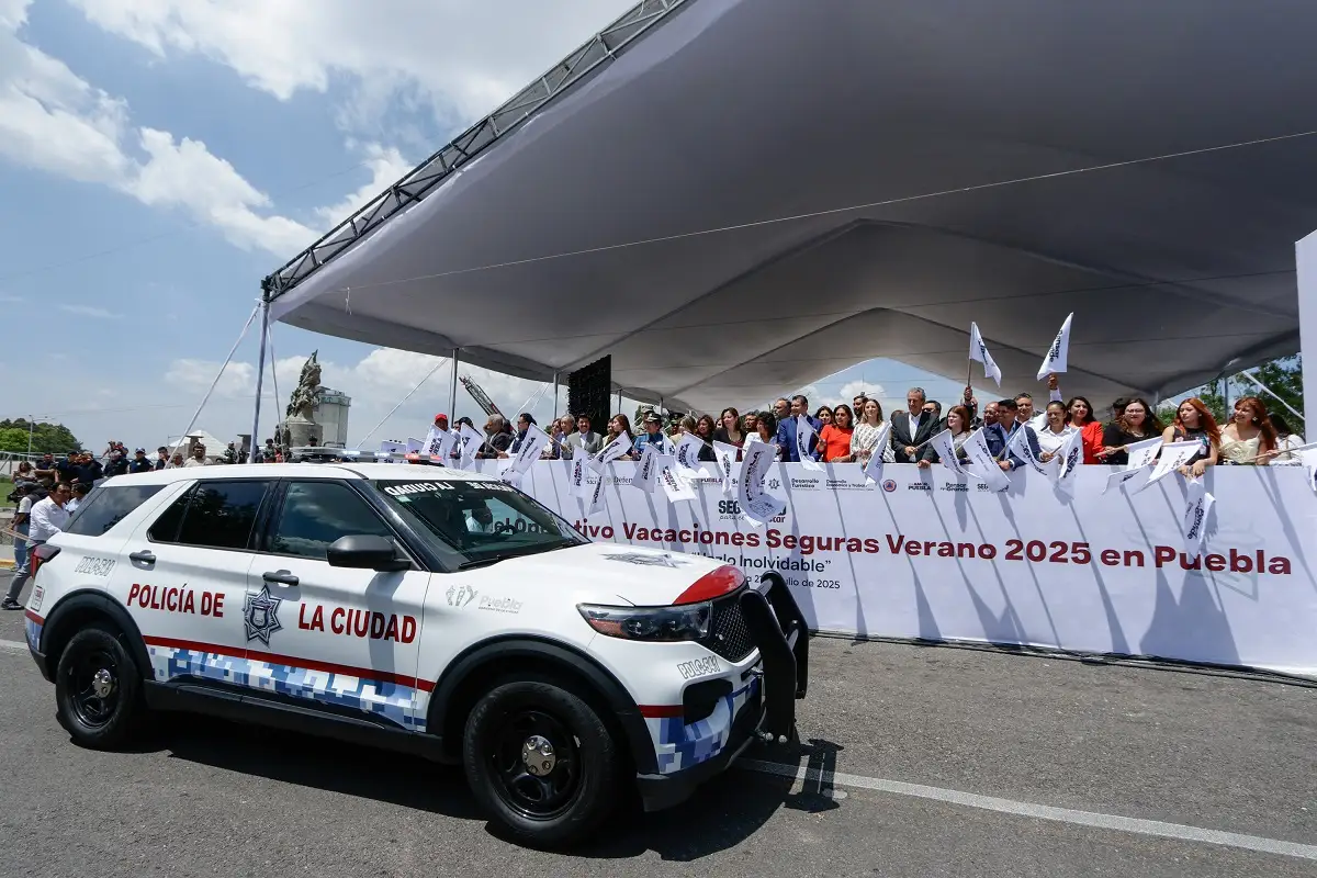 Desplegarán 5 mil elementos de seguridad en Operativo Vacaciones Seguras Verano 2025 Puebla