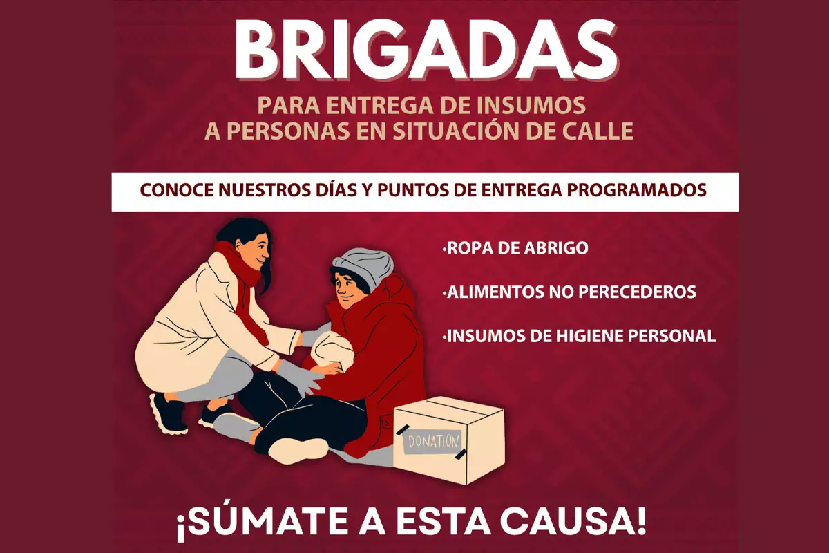 Lanza San Pedro Cholula campana de acopio en apoyo a personas en situacion de calle 2
