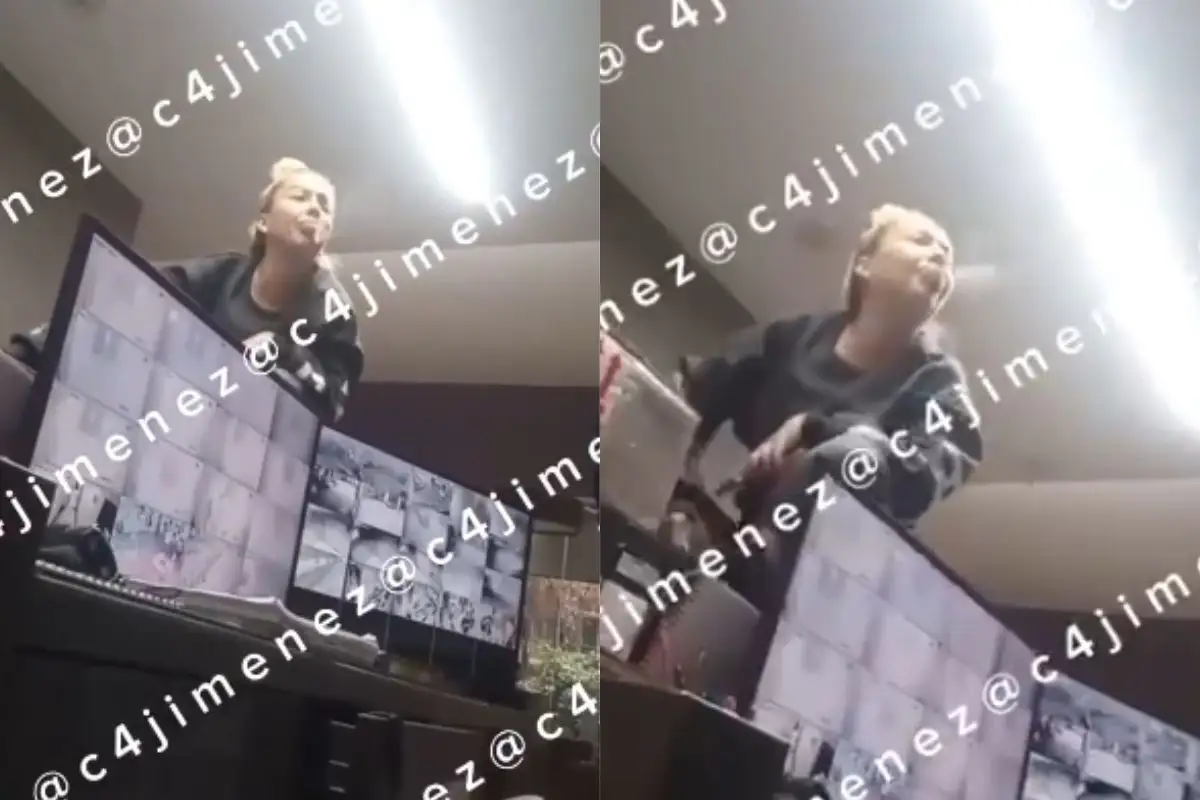 "Como en México es normal esto, me vale": Peruana escupe, golpea e insulta a guardia en la Narvarte (VIDEO) 1 Peruana golpea a guardia de seguridad