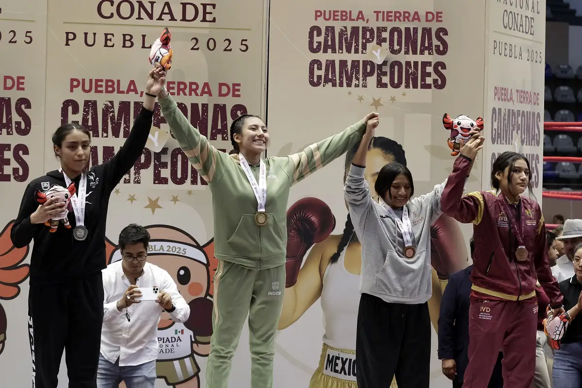 Premiación de box en Puebla reconoce a 65 atletas de la Olimpiada Nacional CONADE 2025