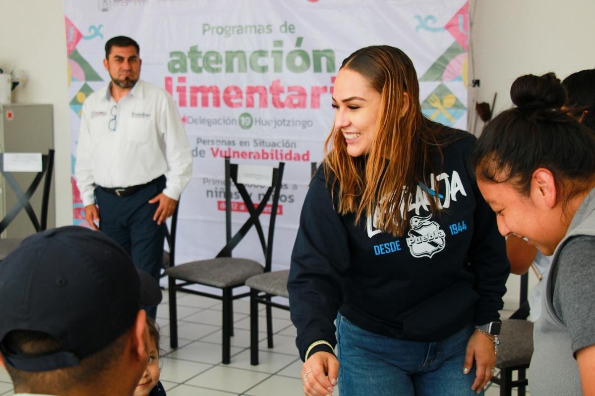 Shamy Spezia impulsa el desarrollo infantil con entrega de despensas en Huejotzingo 