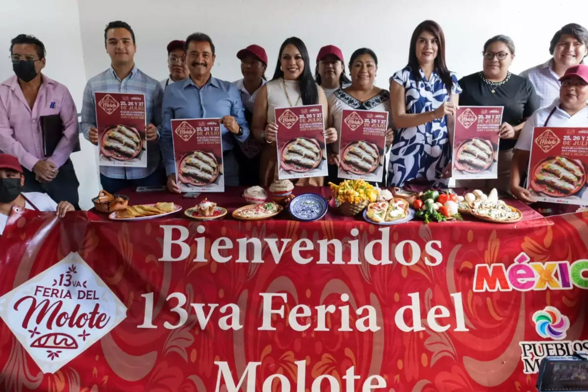 Tonantzin Fernandez anuncia la 13 Feria del Molote en San Pedro Cholula 5