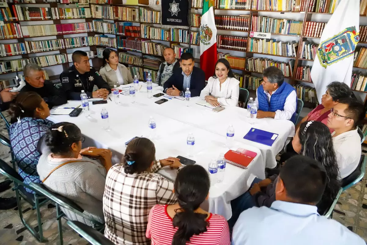 Tonantzin Fernandez reafirma su compromiso con la seguridad en San Agustin Calvario 3