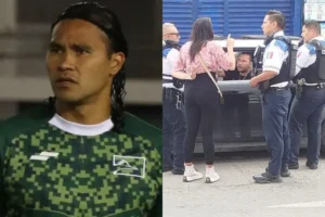 VIDEO Detienen a Carlos Gullit Peña, exseleccionado nacional, por conducir en estado de ebriedad