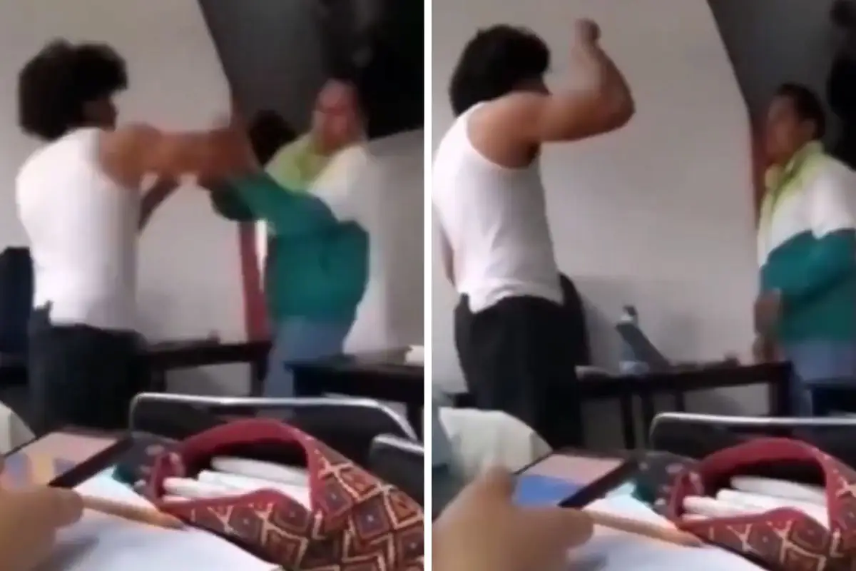 (VIDEO) ¿Por qué alumno de Universidad Politécnica de Tulancingo golpeó a profesor? 1 Alumno de Universidad Politécnica de Tulancingo golpeó a profesor