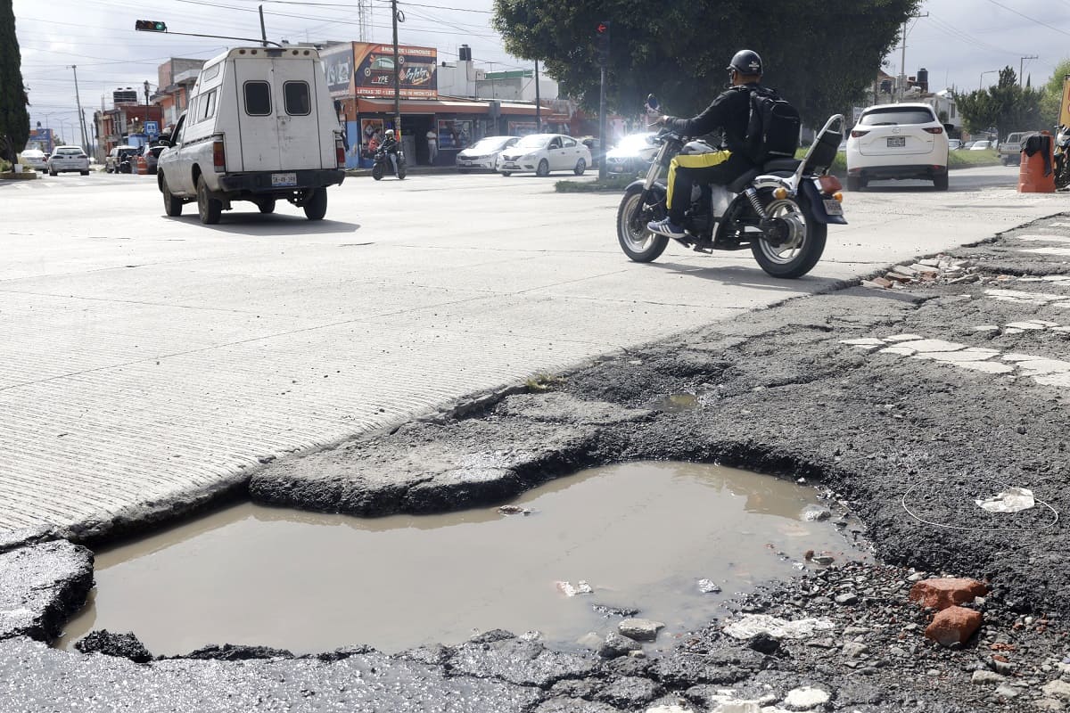 Así se divide la inversión para el bacheo en Puebla 2025