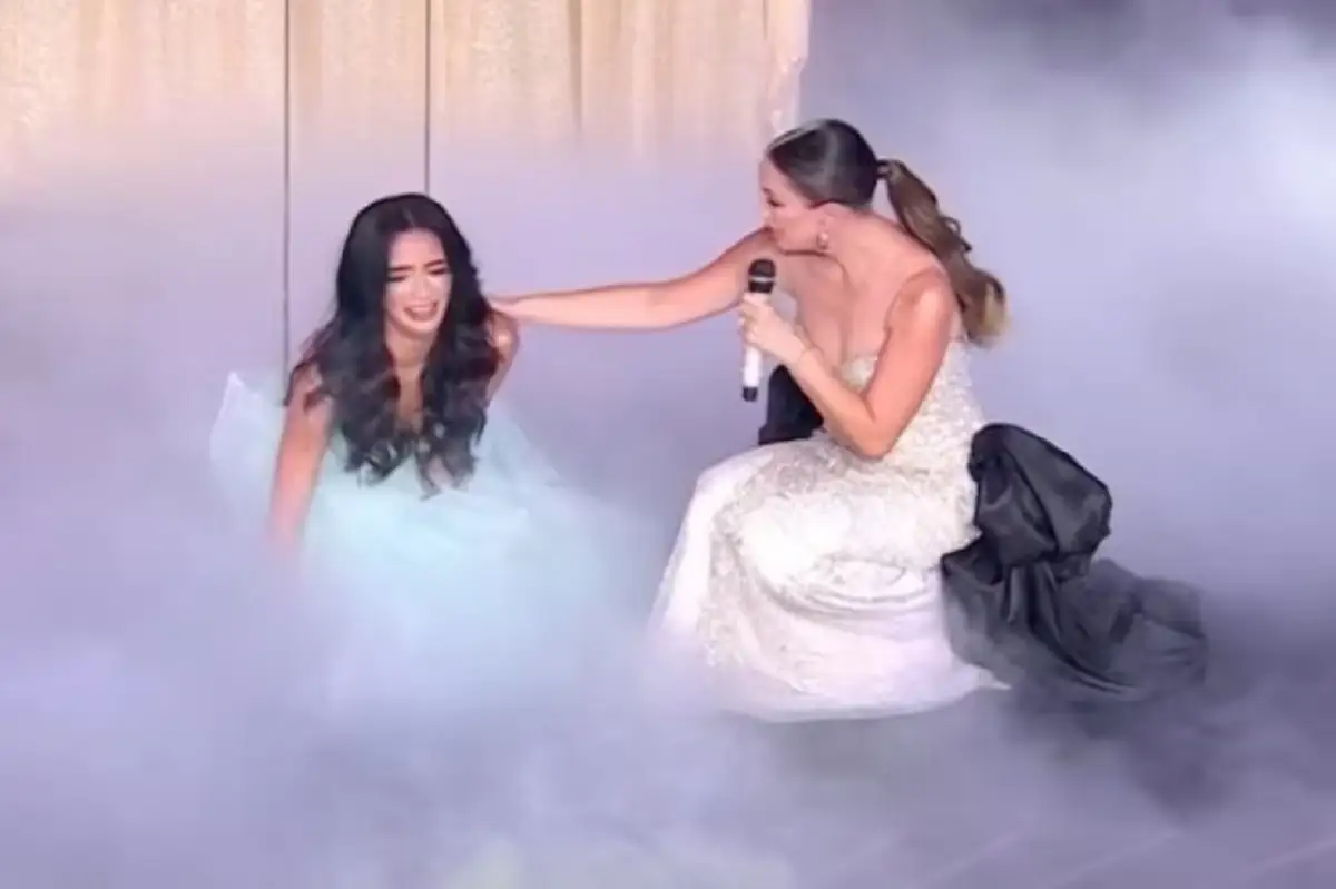 Así fue la caída de Laura Pérez durante prueba en Miss Universe Latina