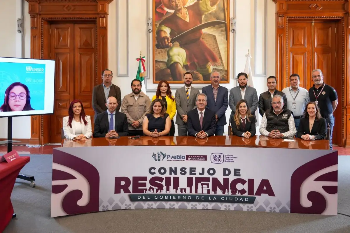 Instala la capital de Puebla el primer Consejo de Resiliencia Municipal del país 1 Consejo de Resiliencia Municipal Puebla