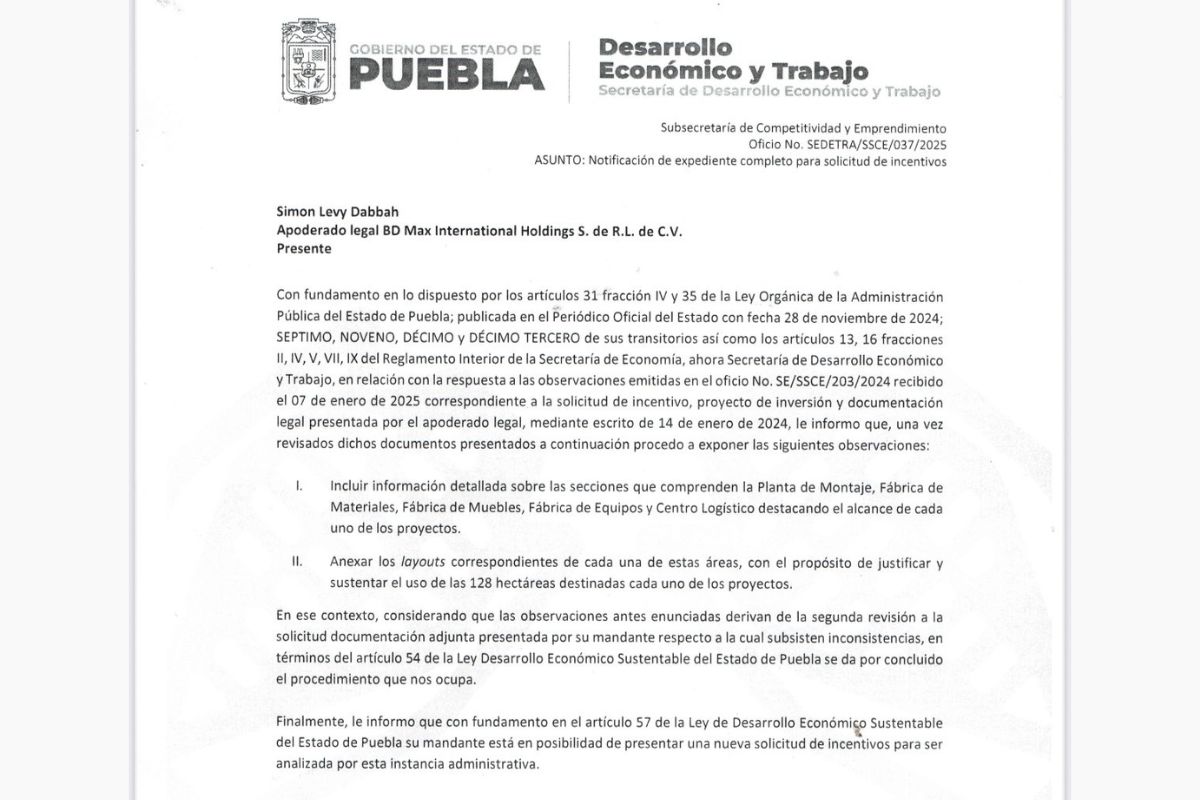 Simón Levy quería mano de obra barata en Puebla: ofrecía sueldos por debajo del mínimo 