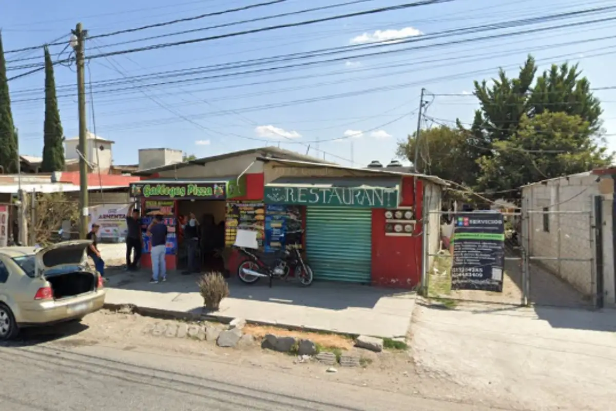 Roban celulares a comensales de Gallegos Pizza 2 en Puebla