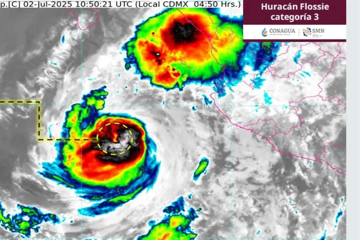 Huracán Flossie se debilita, pero seguirá causando lluvias en México 1 Huracán Flossie se debilita, pero seguirá causando lluvias en México