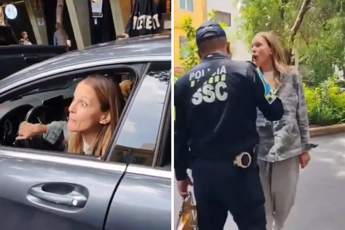 (VIDEOS) Lady Racista: mujer lanza insultos a policía de la CDMX en la Condesa 1 Lady Racista: mujer lanza insultos a policía de la CDMX en la Condesa