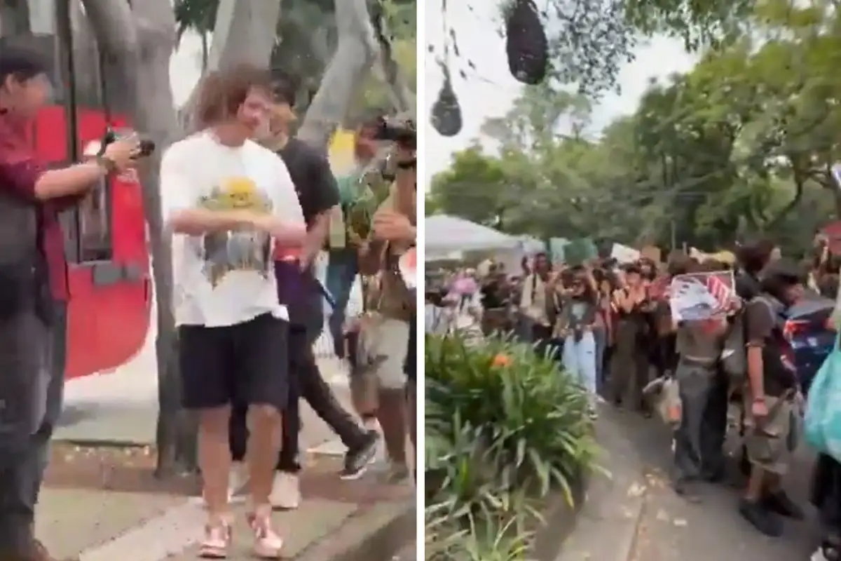 (VIDEOS) Luisito Comunica se mete va marcha contra gentrificación y le acaban gritando: “eres parte del problema” 1 Le gritan de todo a Luisito Comunica en una manifestación