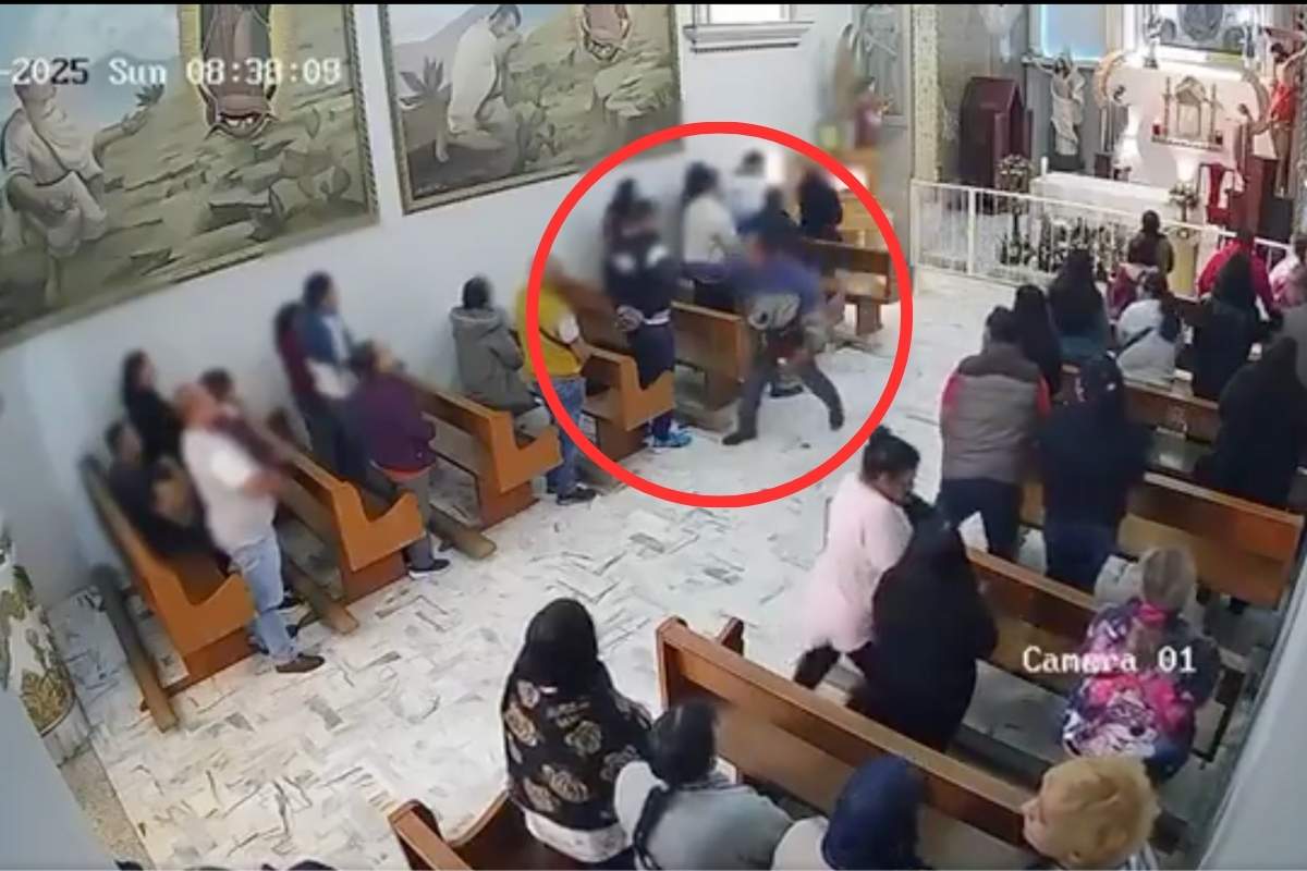 Atacan con machete a feligrés en iglesia del Estado de México; detienen al agresor 1 Atacan con machete a feligres en iglesia del Estado de Mexico detienen al agresor