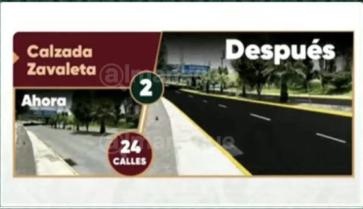 Así se verán vialidades que rehabilitará el gobierno de Puebla