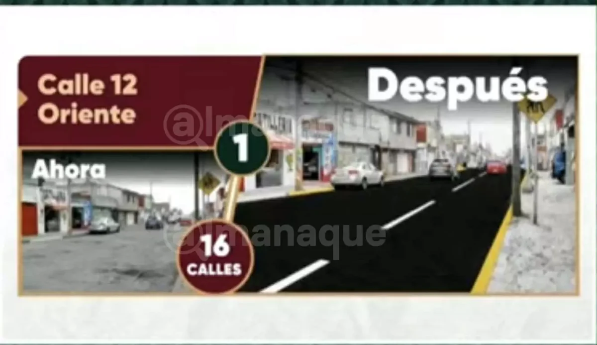 Así se verán vialidades que rehabilitará el gobierno de Puebla