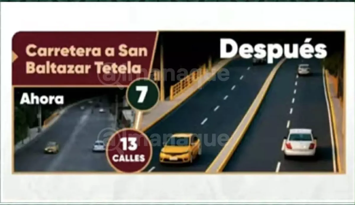 Así se verán vialidades que rehabilitará el gobierno de Puebla