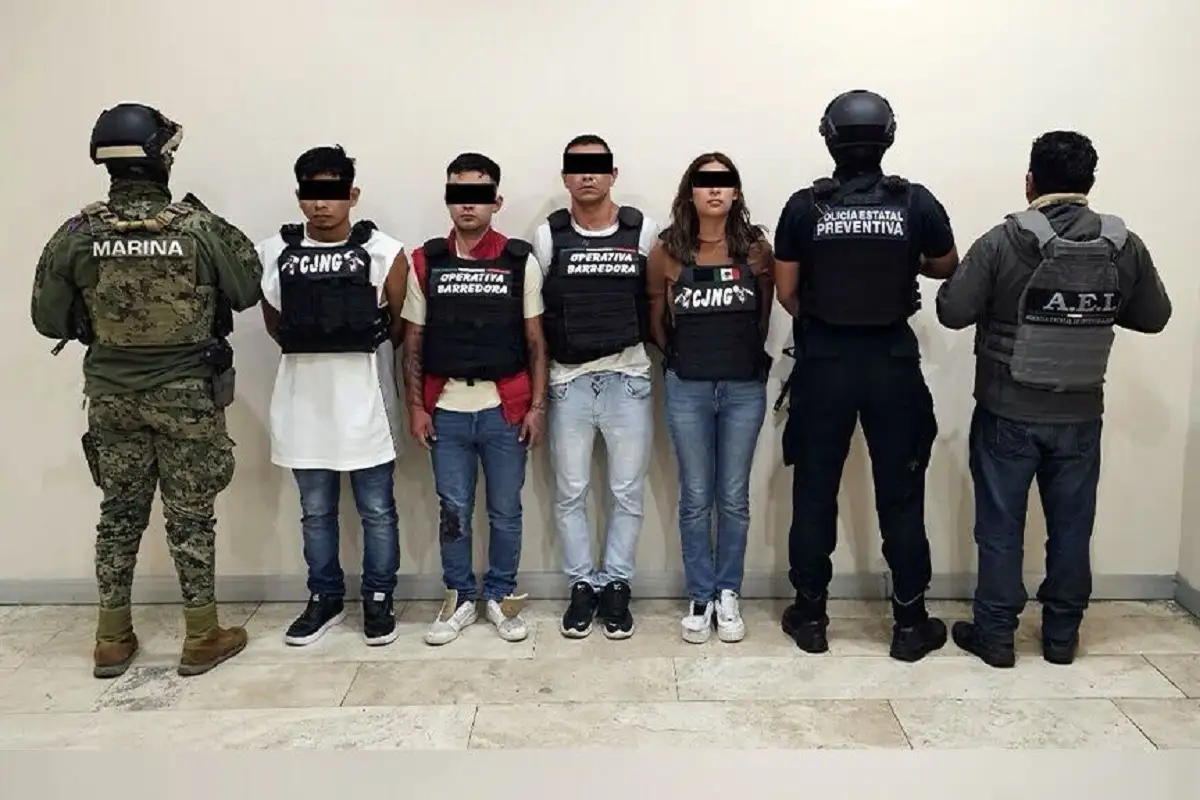 Detienen a seis presuntos integrantes de “La Barredora”; estarían involucrados en homicidio de policía custodio 1 Detienen a seis presuntos integrantes de La Barredora