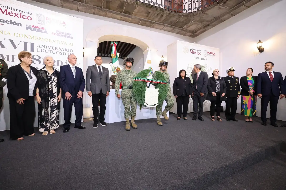 En memoria de Carmen Serdán, luchadora social, el Gobierno de Puebla reafirma su compromiso con protección a las mujeres