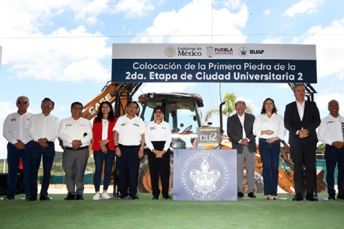 Encabeza Lilia Cedillo colocación de la primera piedra de la segunda etapa de CU2 1 Encabeza la Rectora Lilia Cedillo colocación de la primera piedra de la segunda etapa de CU2