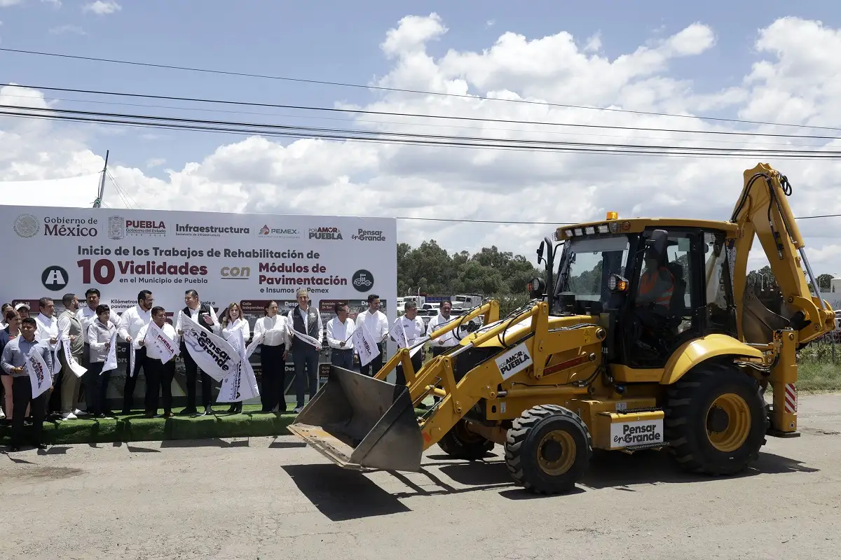 Gobierno estatal rehabilitará 10 vialidades de Puebla capital 1 Gobierno estatal rehabilitará 10 vialidades de Puebla capital