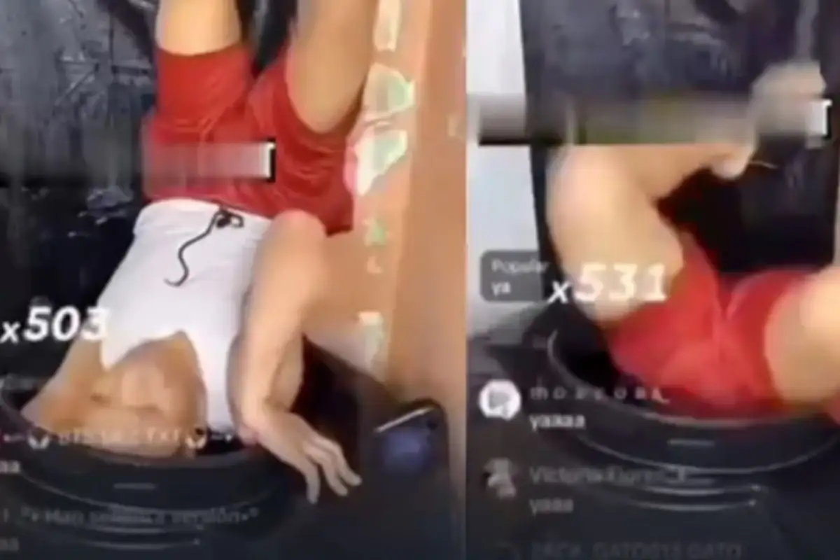 Joven muere ahogado en un tinaco durante una transmisión en vivo