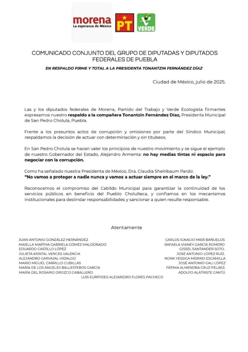 Legisladores de Morena reiteran que en la Cuarta Transformacion no hay medias tintas ni espacio para la corrupcion 2