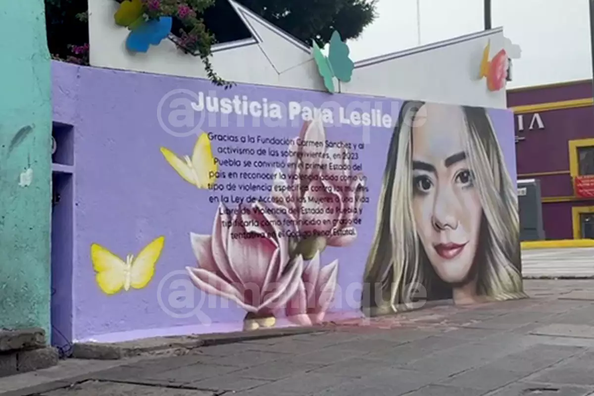Mural justicia leslie Puebla 2