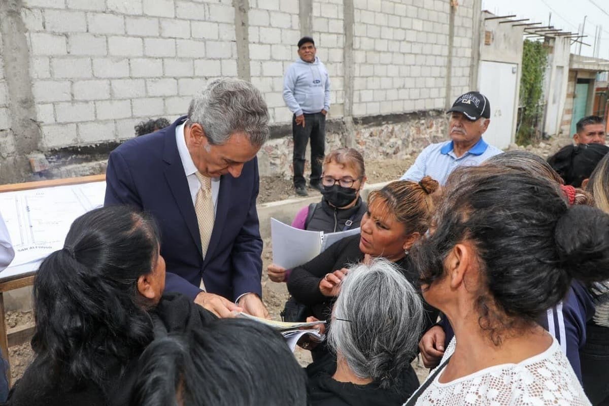 Supervisa Pepe Chedraui obras de pavimentación en la Junta Auxiliar de San Francisco Totimehuacan 1 Pepe Chedraui supervisa trabajos de pavimentación en Totimehuacan