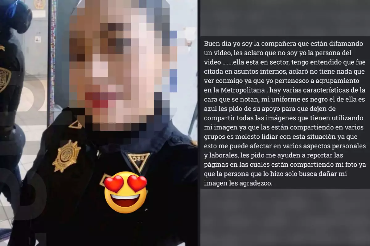 Policia de la SSC desmiente ser la mujer del polemico video en patrulla
