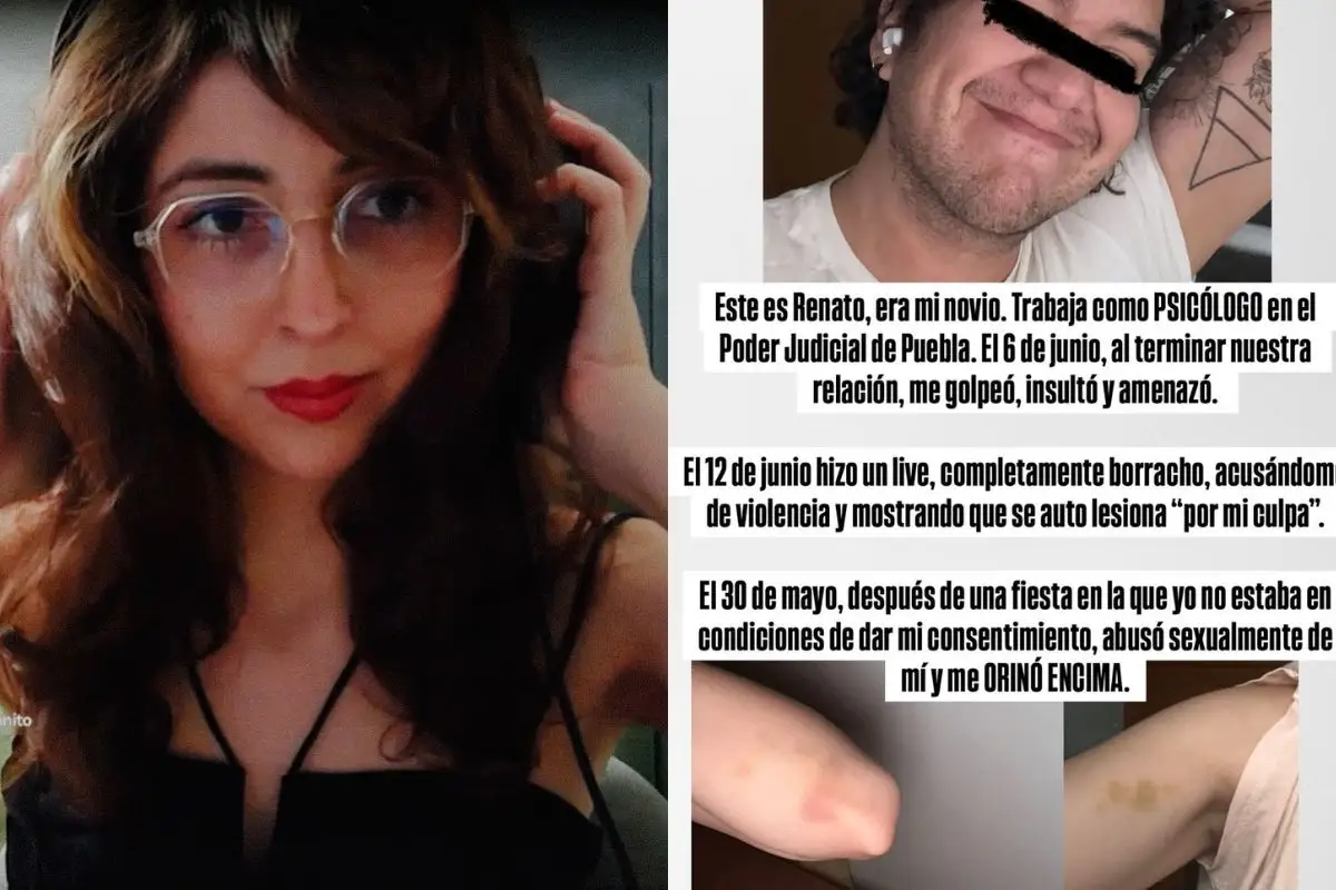 Streamer acusa a exnovio, psicólogo del Poder Judicial de Puebla, de abuso sexual y violencia 1 Streamer de Monterrey acusa a exnovio, psicólogo del Poder Judicial de Puebla, de abuso sexual y violencia