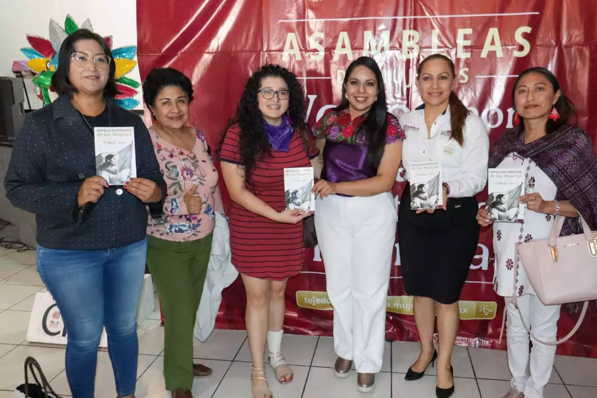 Tonantzin Fernandez encabeza Asamblea de Mujeres por la Igualdad y contra las Violencias en San Pedro Cholula 2