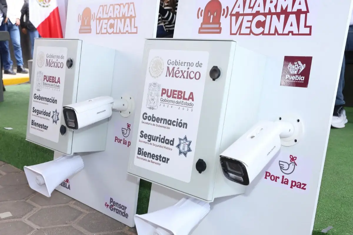 Instalarán mil Alarmas Vecinales en Puebla; inicia Armenta entrega 1 mil Alertas Vecinales en Puebla