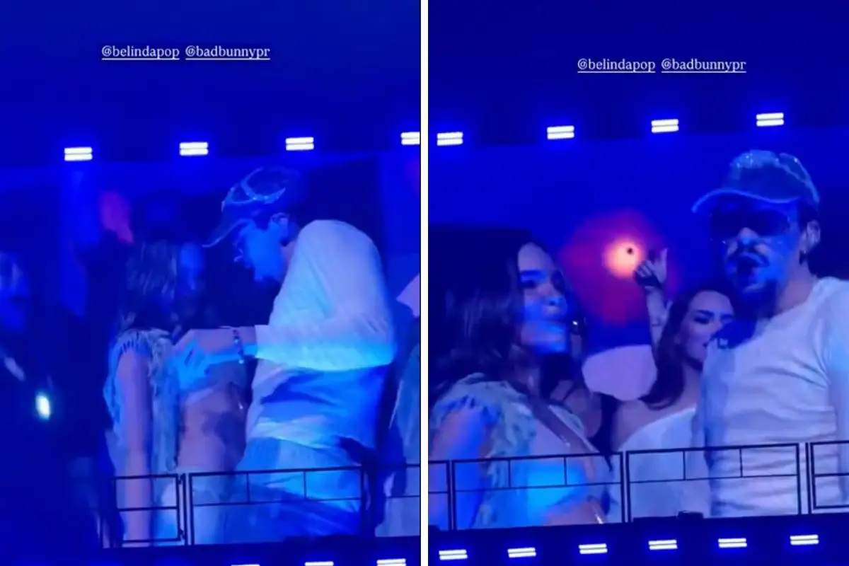 Belinda sorprende al aparecer bailando con Bad Bunny durante concierto en Puerto Rico 1 Captan a Belinda y Bad Bunny bailando durante concierto