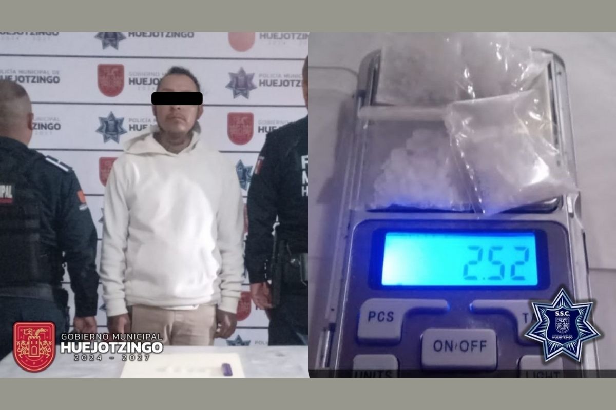 Decomisan cristal y marihuana en 3 operativos de la Policía Municipal de Huejotzingo 3 decomisan cristal y marihuana en 3 operativos de la Policía Municipal de Huejotzingo 1