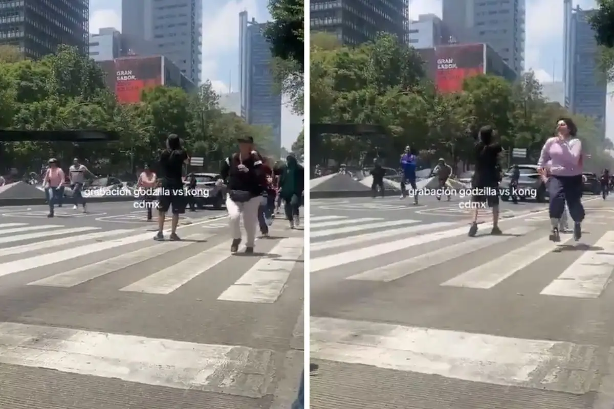 Graban Godzilla en CDMX y Paseo de la Reforma es atacado 2 Graban Godzilla en CDMX y Paseo de la Reforma es atacado