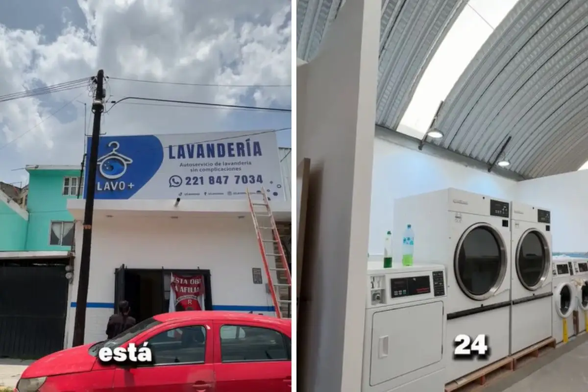 Roban lavadoras en Lavo Más en Puebla antes de su inauguración 1 Roban lavadoras en Lavo Más en Puebla antes de su inauguración